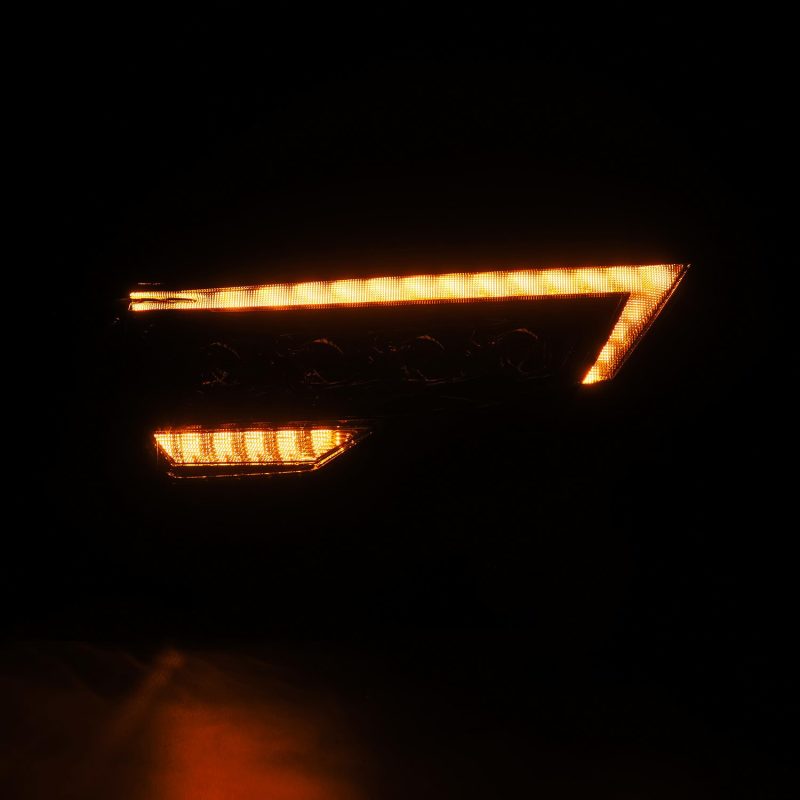 AlphaRex 14-22 Toyota 4Runner (2021 Req. Conv) NOVA LED Proj HL Alpha-Blk Actv Lgt Seq. Sig + SB DRL - View 5