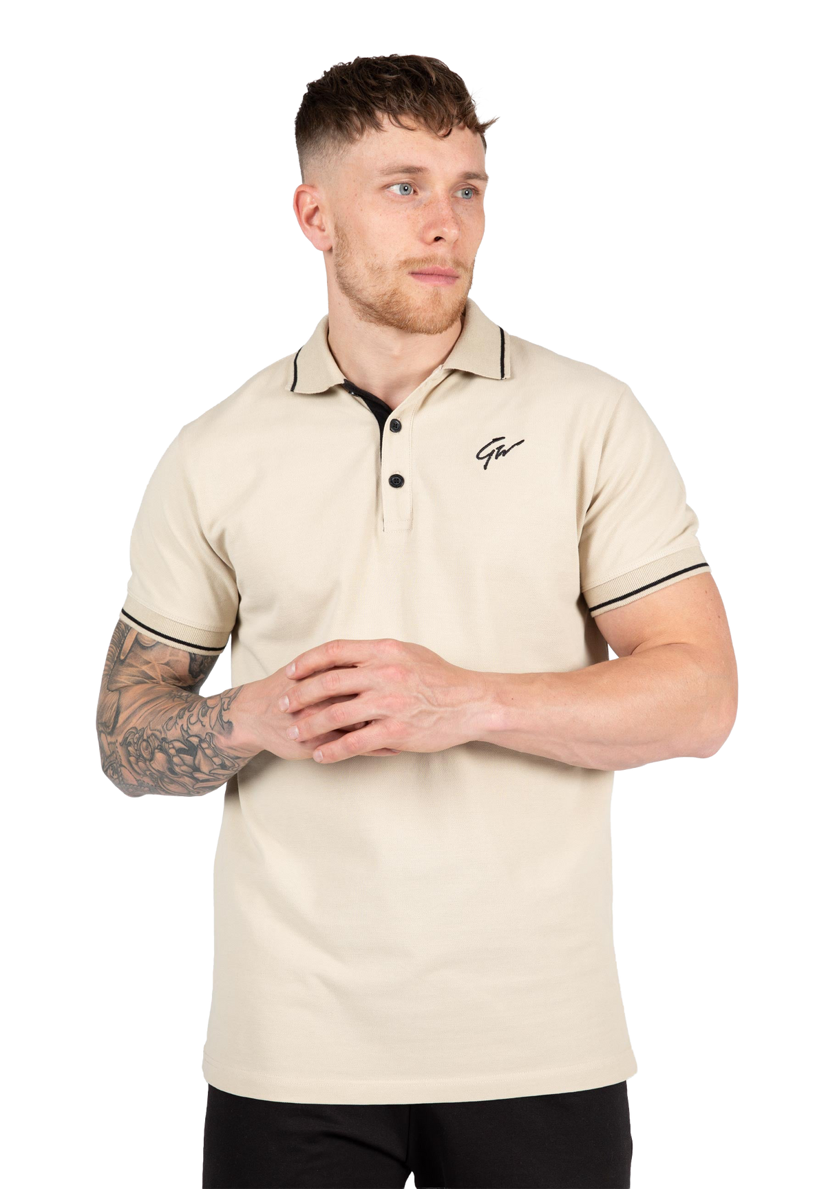 Delano Polo - Beige/Black