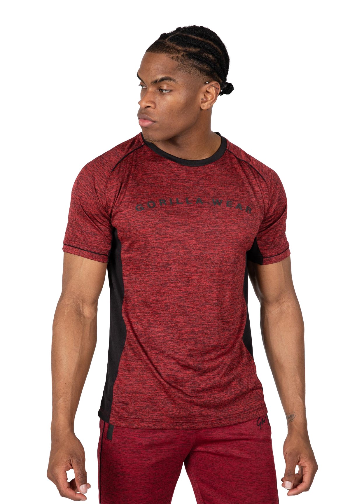 Fremont T-Shirt - Burgundy/Black