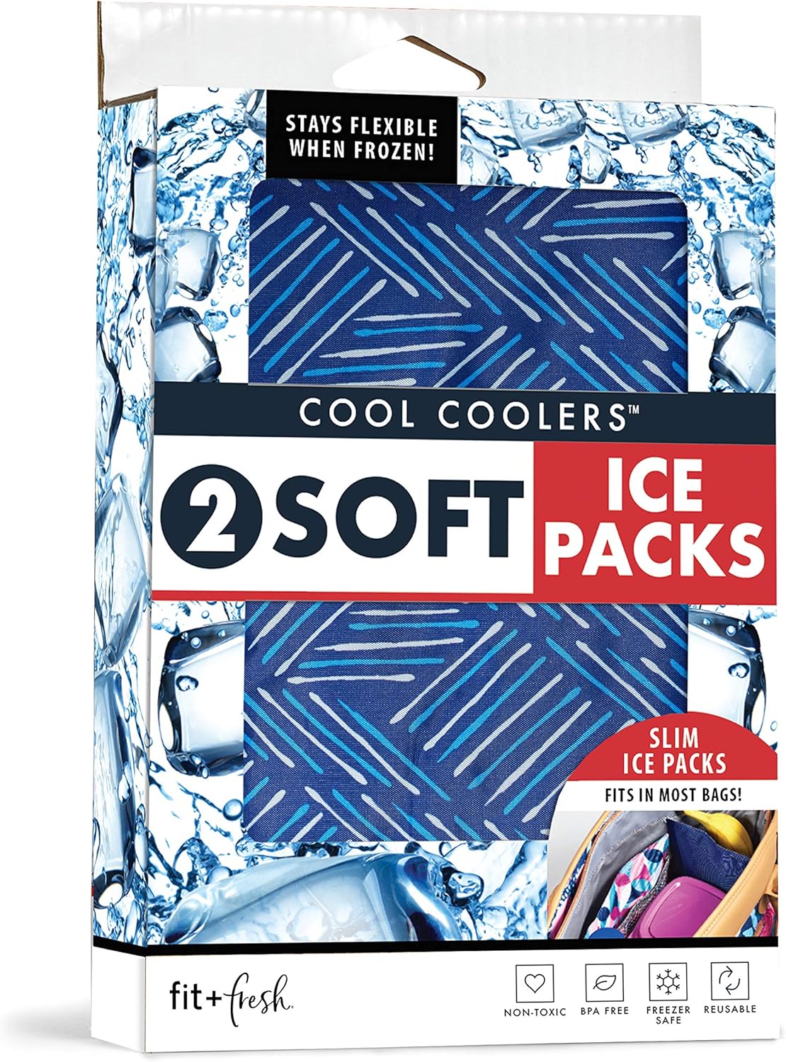 Fit & Fresh Soft Ice Packs, 2 ct