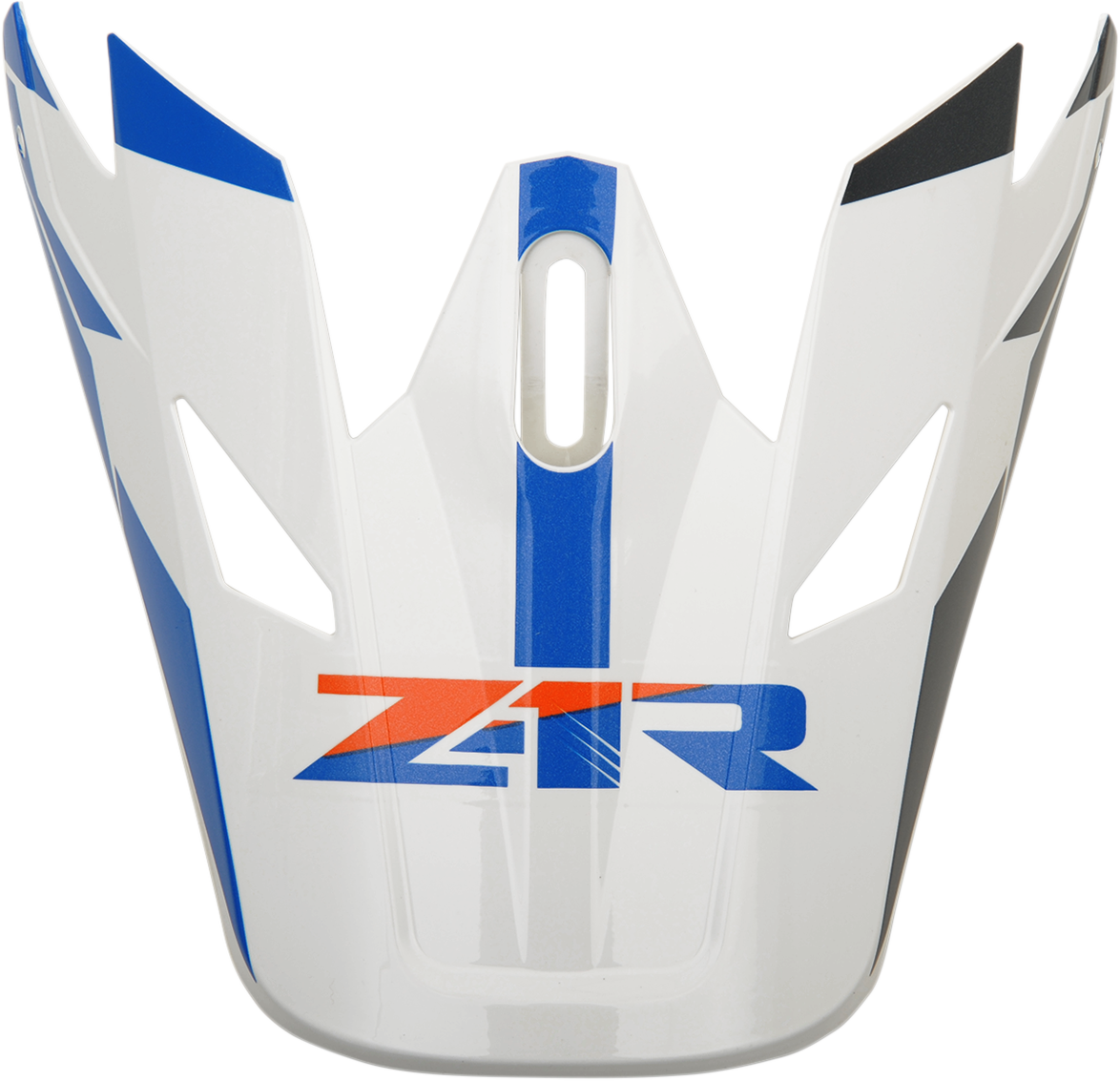 Z1R, Z1R Rise Visor Kit - Orange/Blue by Z1R Part 0132-1085