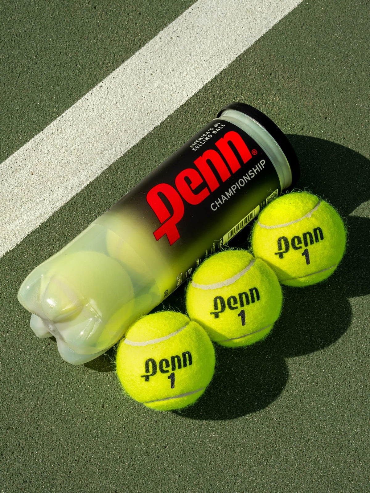 Penn Championship Extra Duty Tennis Balls - 15 Can Pack - detail