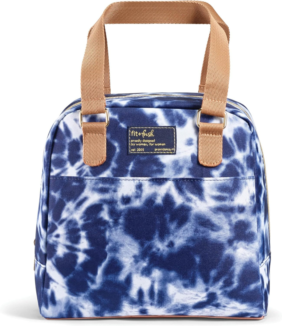 Fit & Fresh Navy Tie Dye Lunch Bag Kit