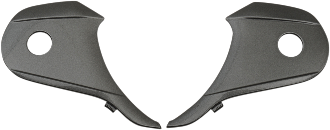 Z1R, Z1R Range Side Plates - Dark Silver (Part Number 0133-1054) for Z1R Helmets