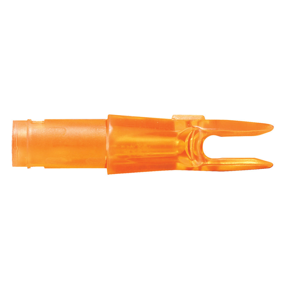 Easton 6.5mm 3D Super Nocks in Neon Orange 12 pk. - Front View