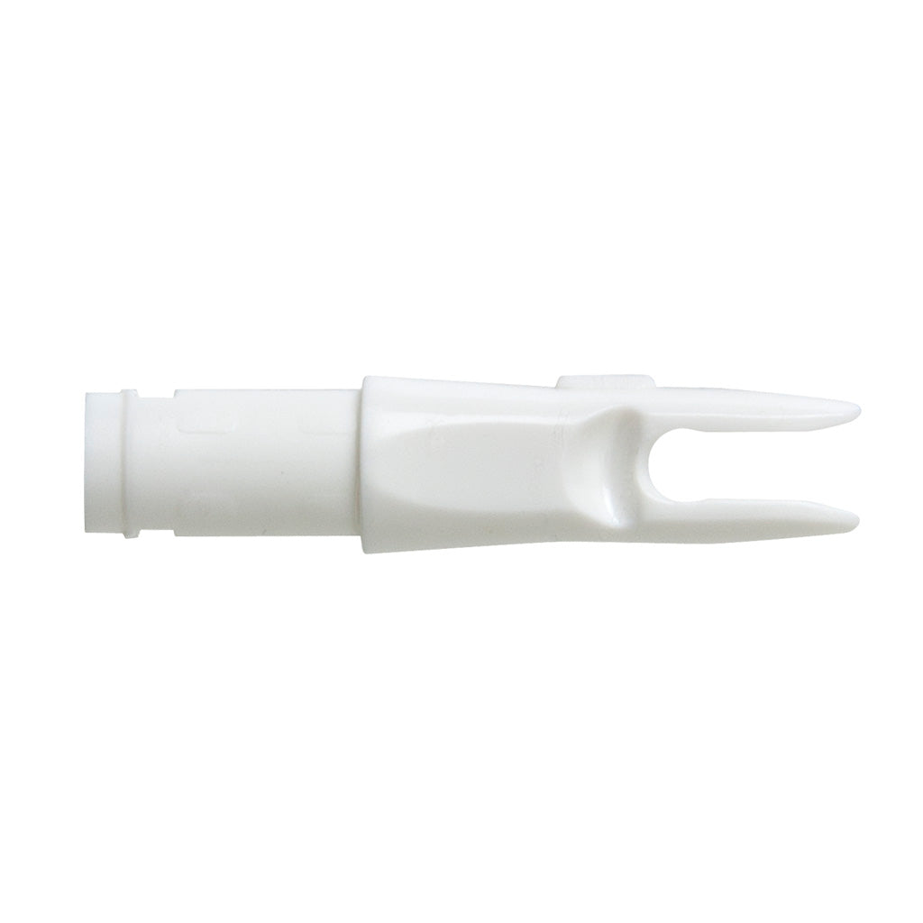 Easton 6.5mm 3D Super Nocks in White 12 pk. - Front View