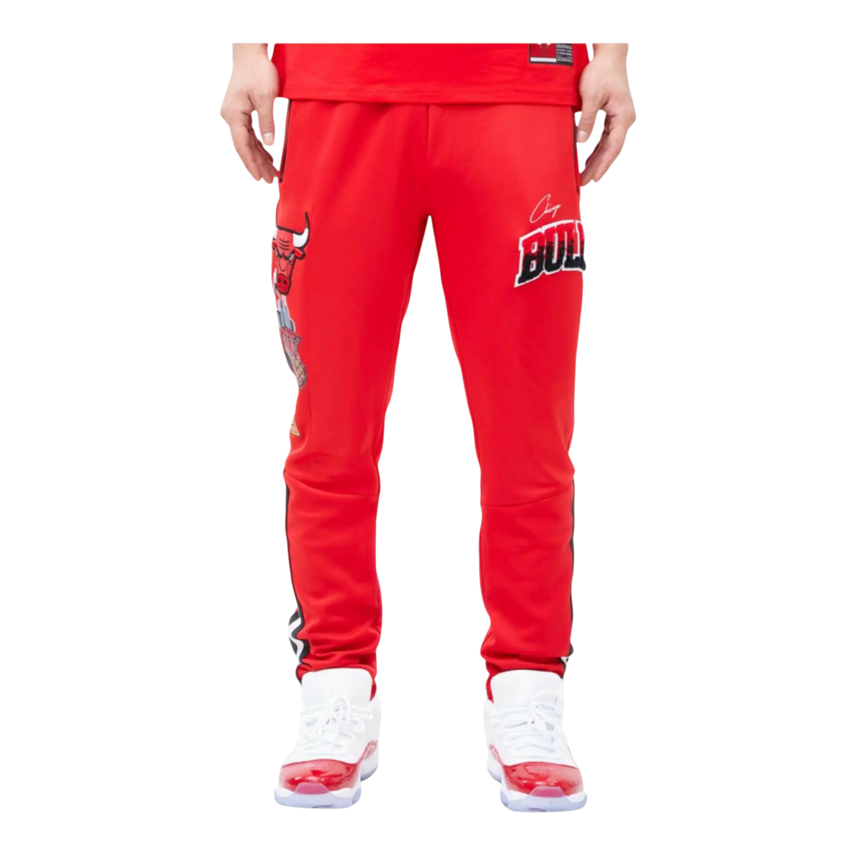 Pro Standard Chicago Bulls Home Town Men's Track Pants — Red