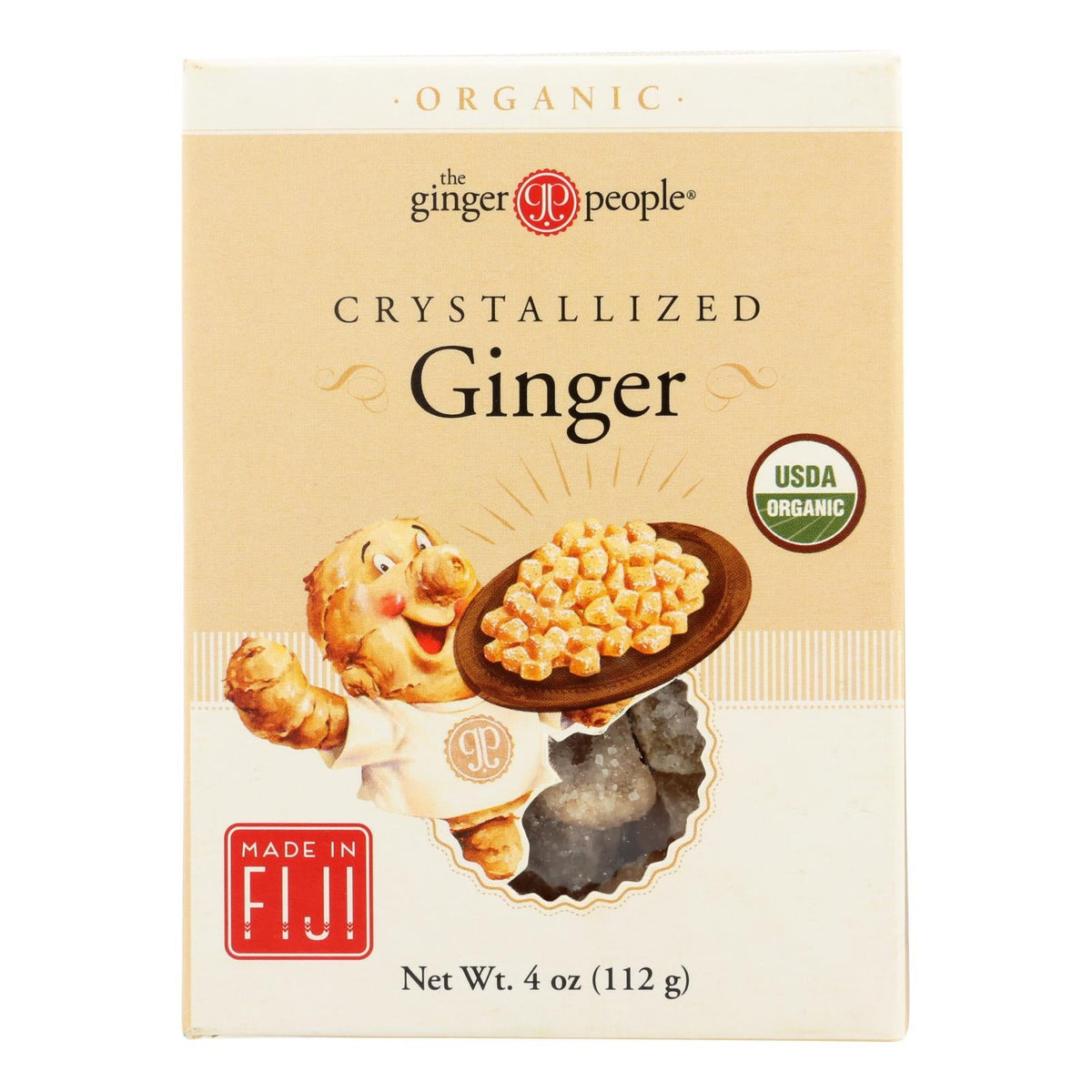 Ginger People Organic Crystallized Ginger Box (Pack of 12) - 4 Oz