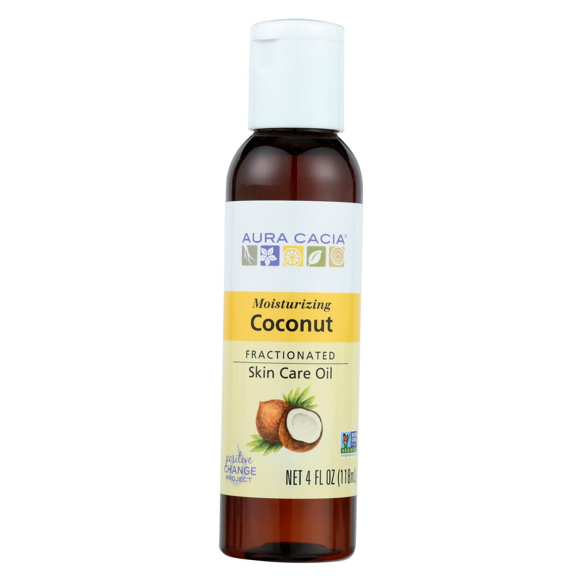 Aura Cacia Coconut Body Oil, 4 fl oz