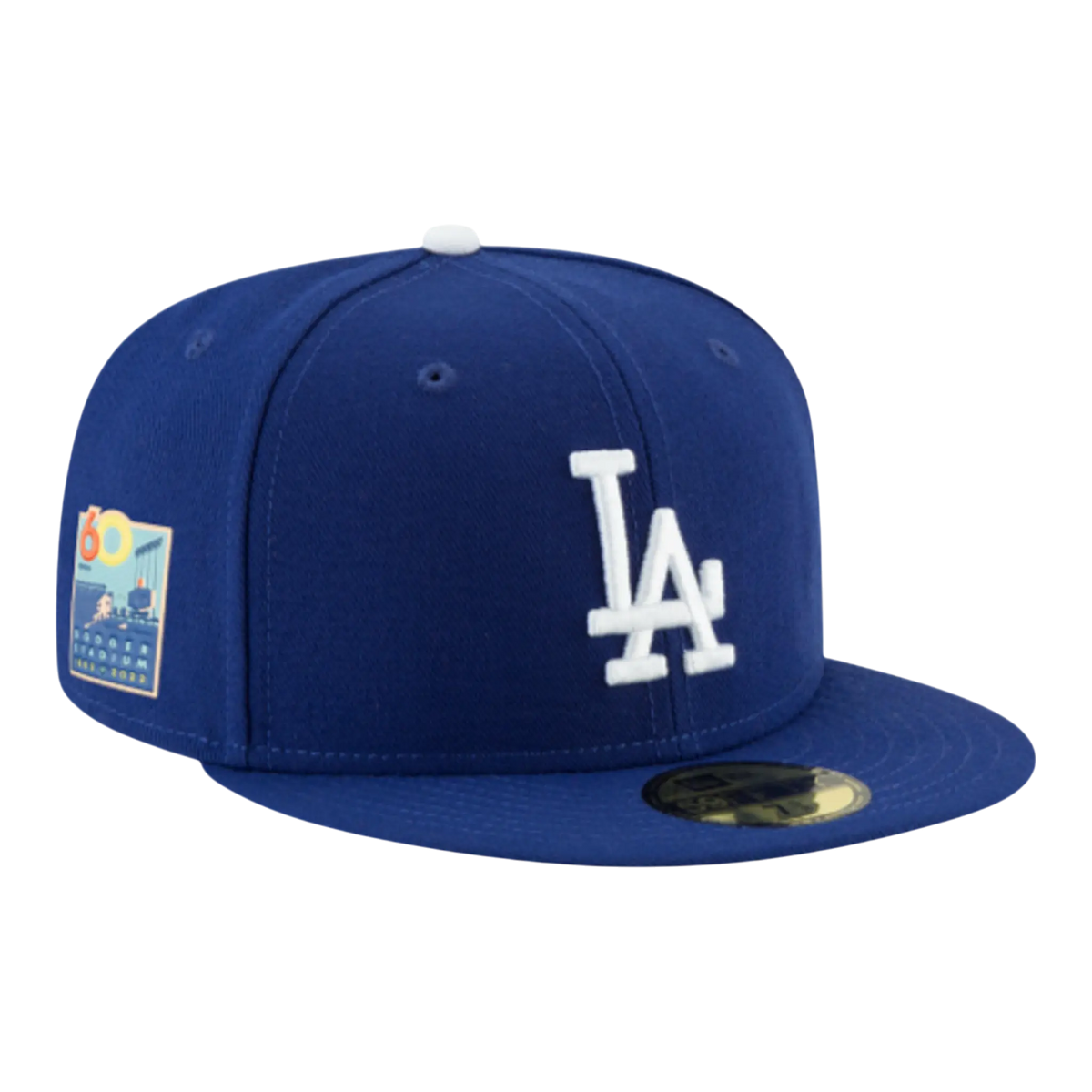 New Era 59FIFTY Los Angeles Dodgers 60th Anniversary Authentic Collection Men's Fitted Hat — Royal