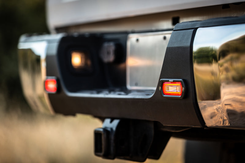 Rigid Industries SR-L Series Surface Mount LED Spreader Pair w/ Amber Halo - Universal - View 4