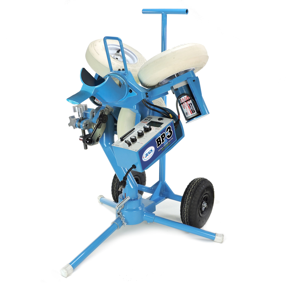 JUGS BP3 Softball Pitching Machine with Changeup - Front View