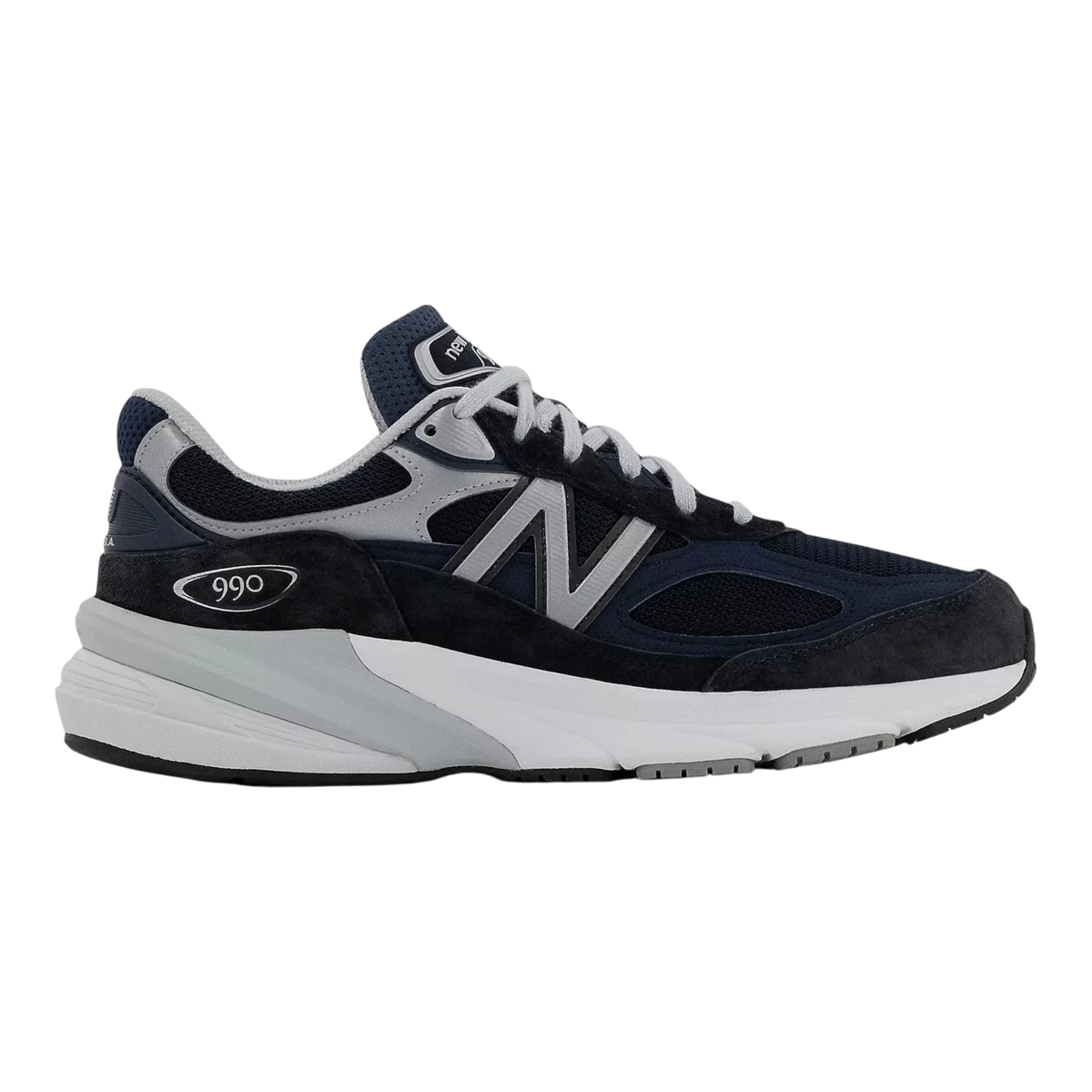 New Balance Made in USA 990v6 Men's Sneakers — Navy Suede Low-Top