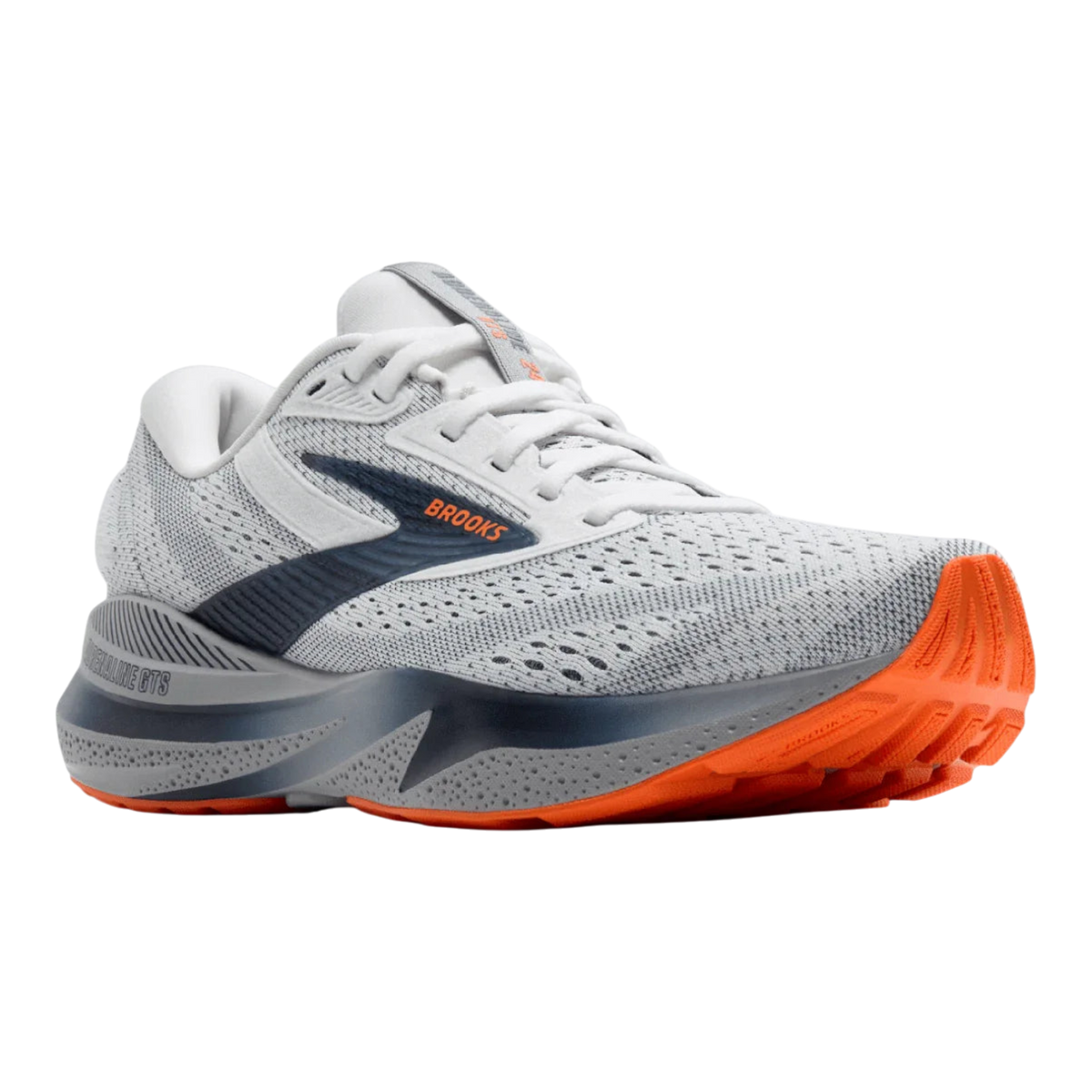 Brooks Adrenaline GTS 24 Men's Running Shoes — White/Alloy
