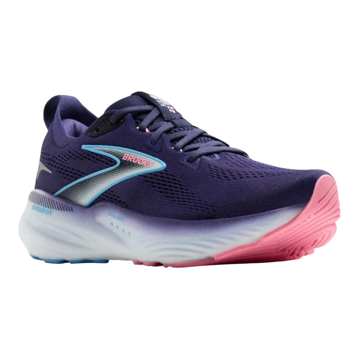 Brooks Glycerin GTS 22 Women's Running Shoes — Blue/Ribbon