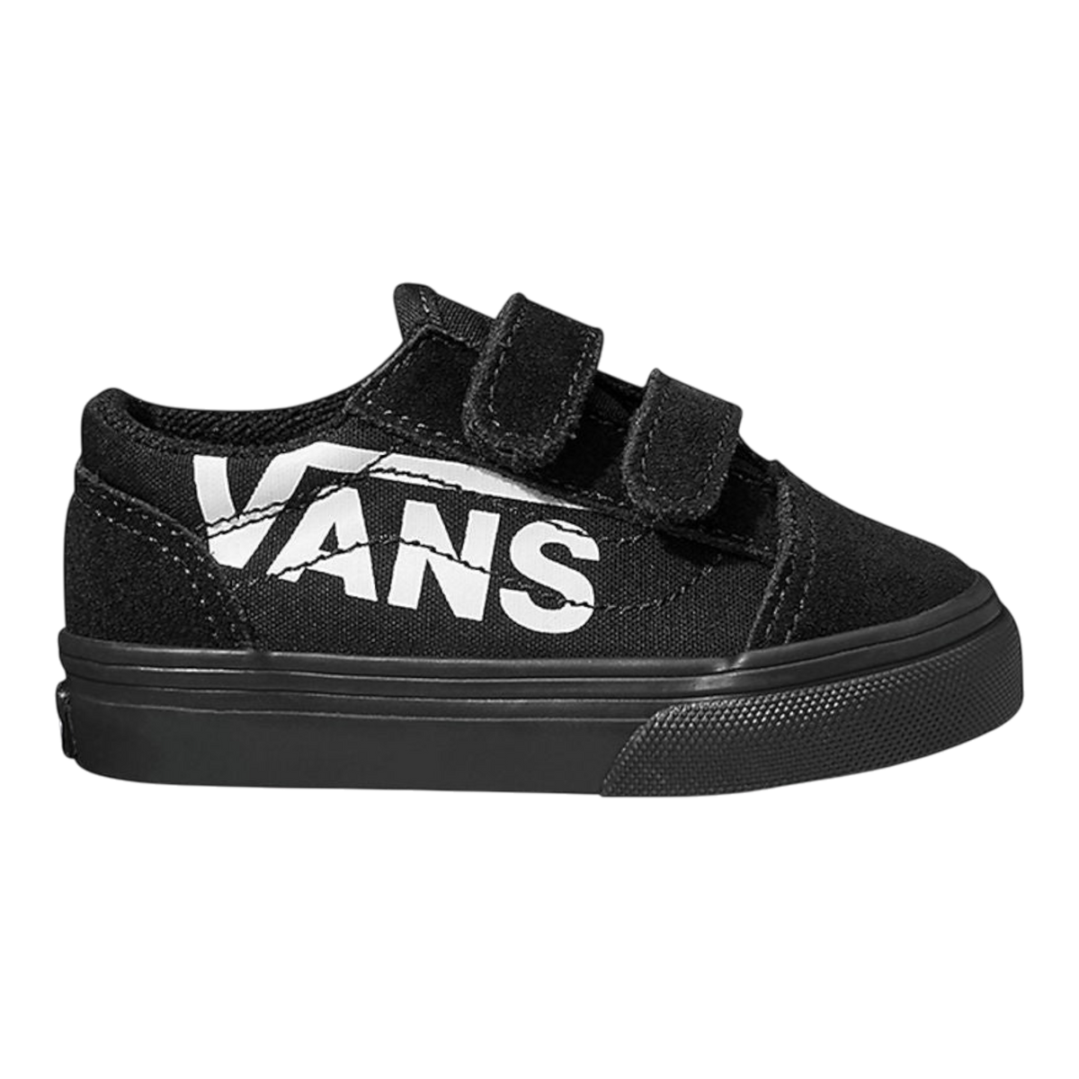 Vans Old Skool Toddlers' (TD) Sneakers — Black Suede Low-Top