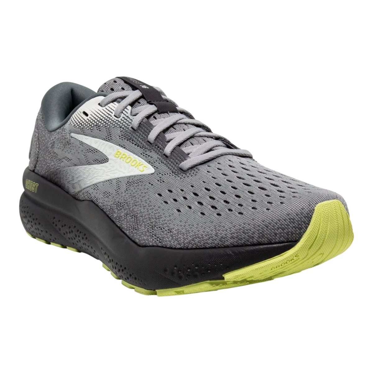 Brooks Ghost 16 Men's Running Shoes — Primer Gray