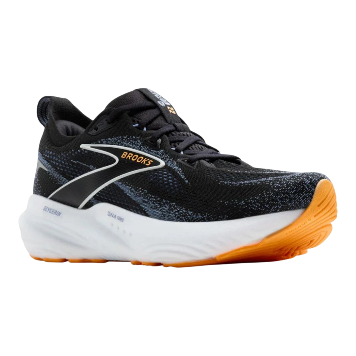 Brooks Glycerin 22 Men's Running Shoes — Black/Blue