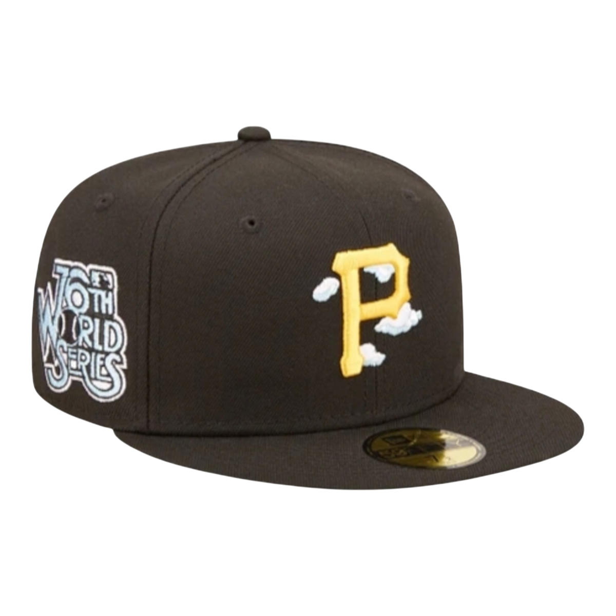 New Era Pittsburgh Pirates Comic 59FIFTY Men's Fitted Hat — Cloud/Black