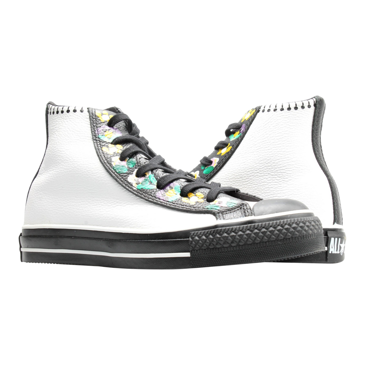 Converse Chuck Taylor All Star Matryoshka Hi Men's High-Top Sneakers — White/Black Canvas