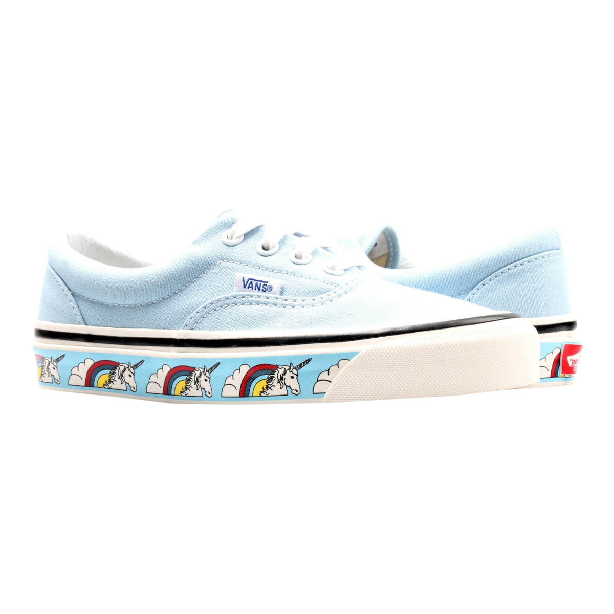 Vans Era Men's Sneakers — Unicorn Tape/OG Light Blue Canvas Low-Top