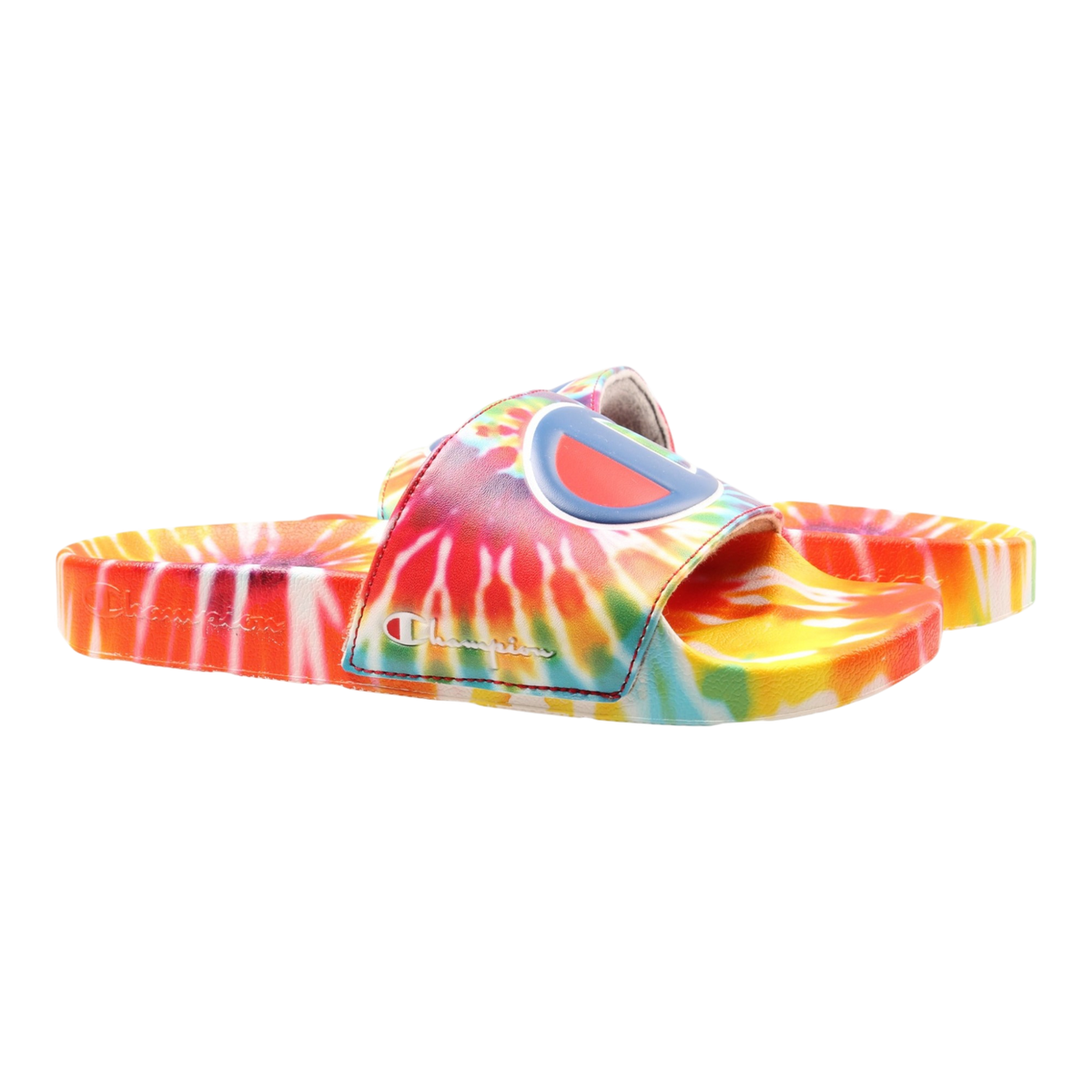 Champion Life IPO Tie Dye Rainbow Big Kids' (GS) Slides — Multi