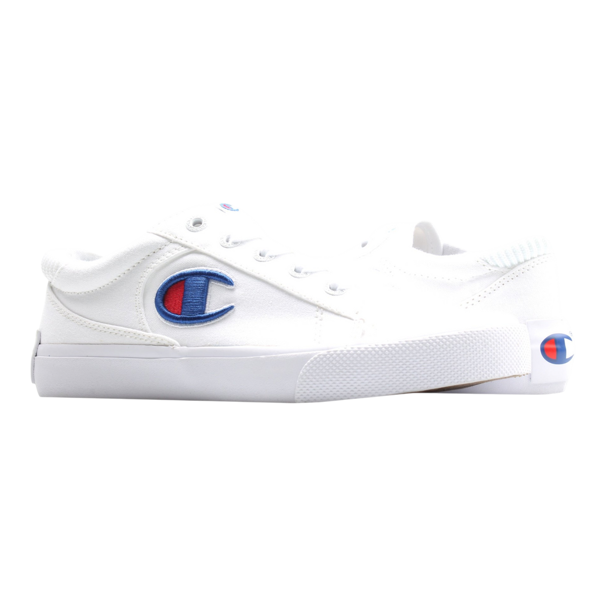 Champion Life Fringe Lo Big Kids' (GS) Sneakers — White Canvas Low-Top