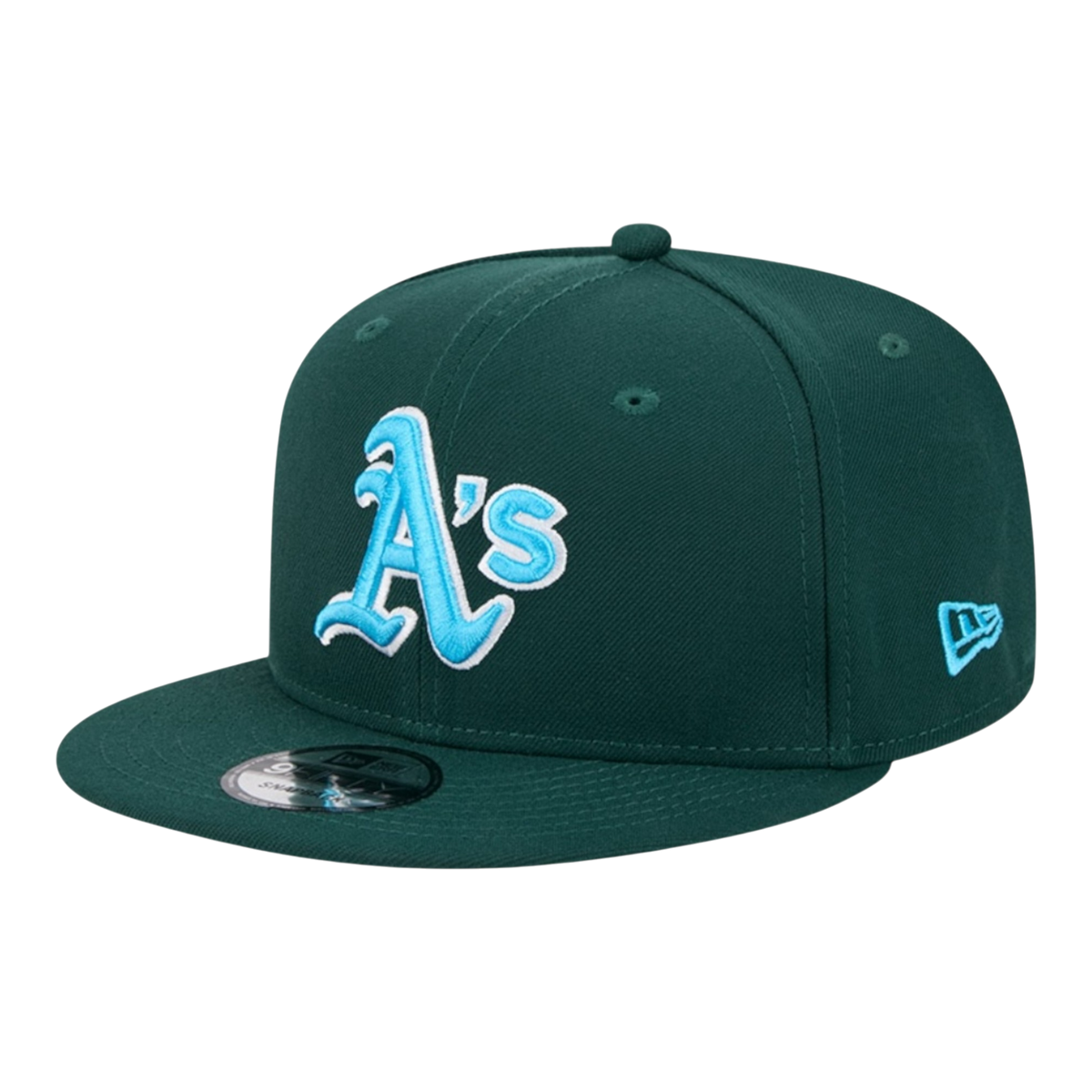 New Era Oakland Athletics Father's Day 2024 9FIFTY Men's Snapback Hat — Green/Blue