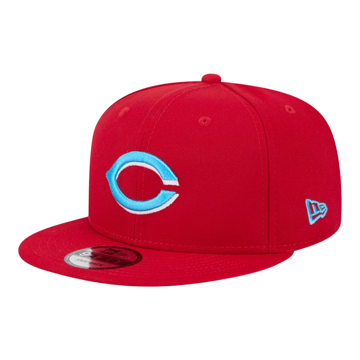 New Era Cincinnati Reds Father's Day 2024 9FIFTY Men's Snapback Hat — Red/Blue