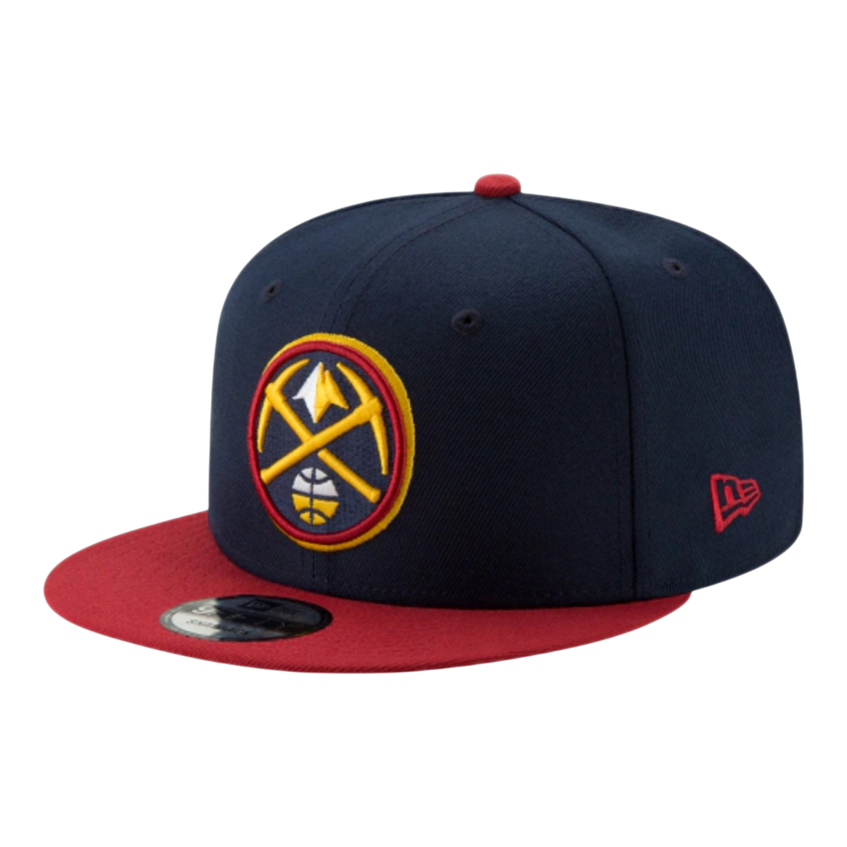 New Era Denver Nuggets 2-Tone OTC 9FIFTY Men's Snapback Hat — Navy/Burgundy