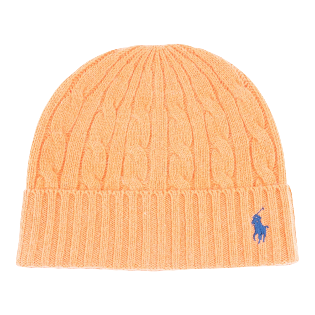 Polo Ralph Lauren Classic Cable Pony Men's Beanie — Orange