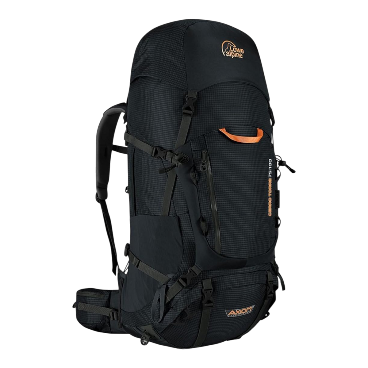 Lowe Alpine Cerro Torre 100:120 Trekking Backpack (M/L back length) — Black/Greyhound