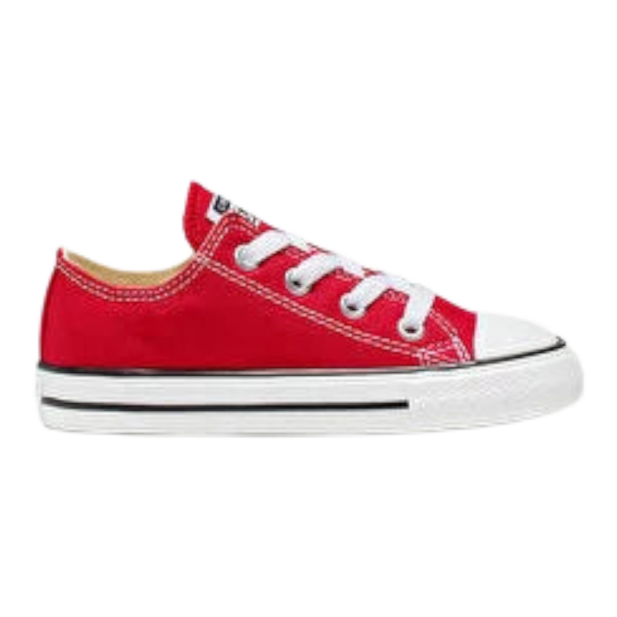 Converse Chuck Taylor All Star Ox Toddlers' (TD) Sneakers — Red Canvas