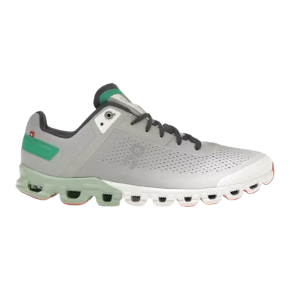 On Cloudflow 3 Men's Running Shoes — Glacier/Creek Mesh Low-Top
