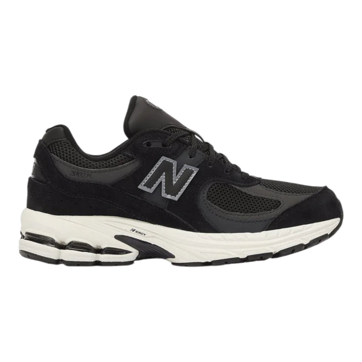 New Balance 2002R Big Kids' (GS) Sneakers — Black Suede Low-Top