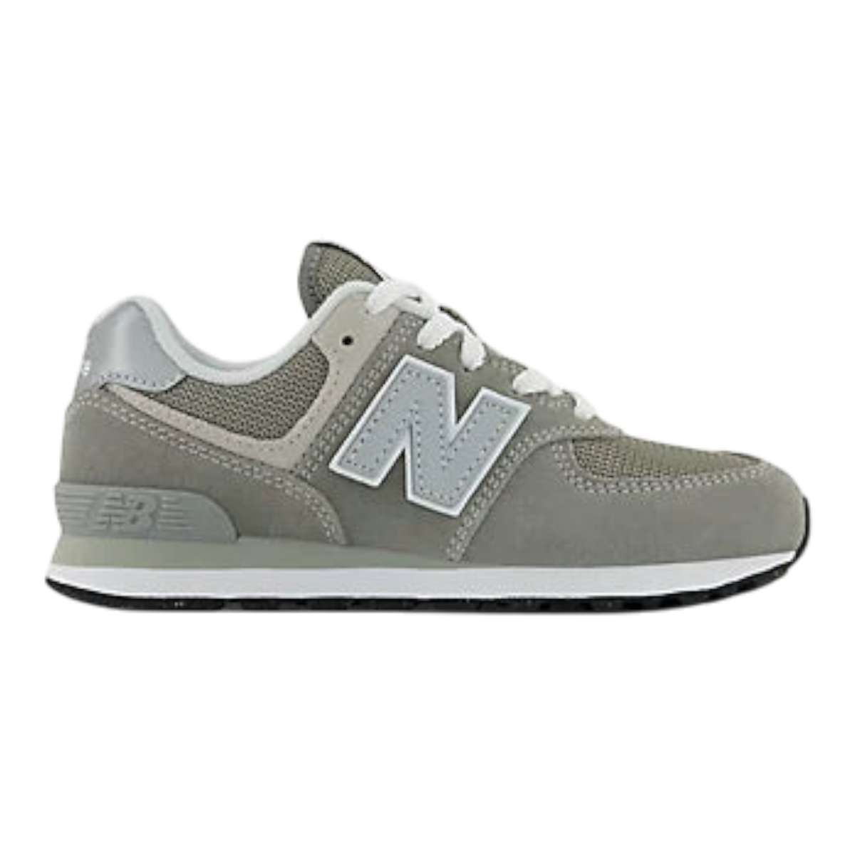 New Balance 574 Core Toddlers' (TD) Sneakers — Grey/White Suede Low-Top