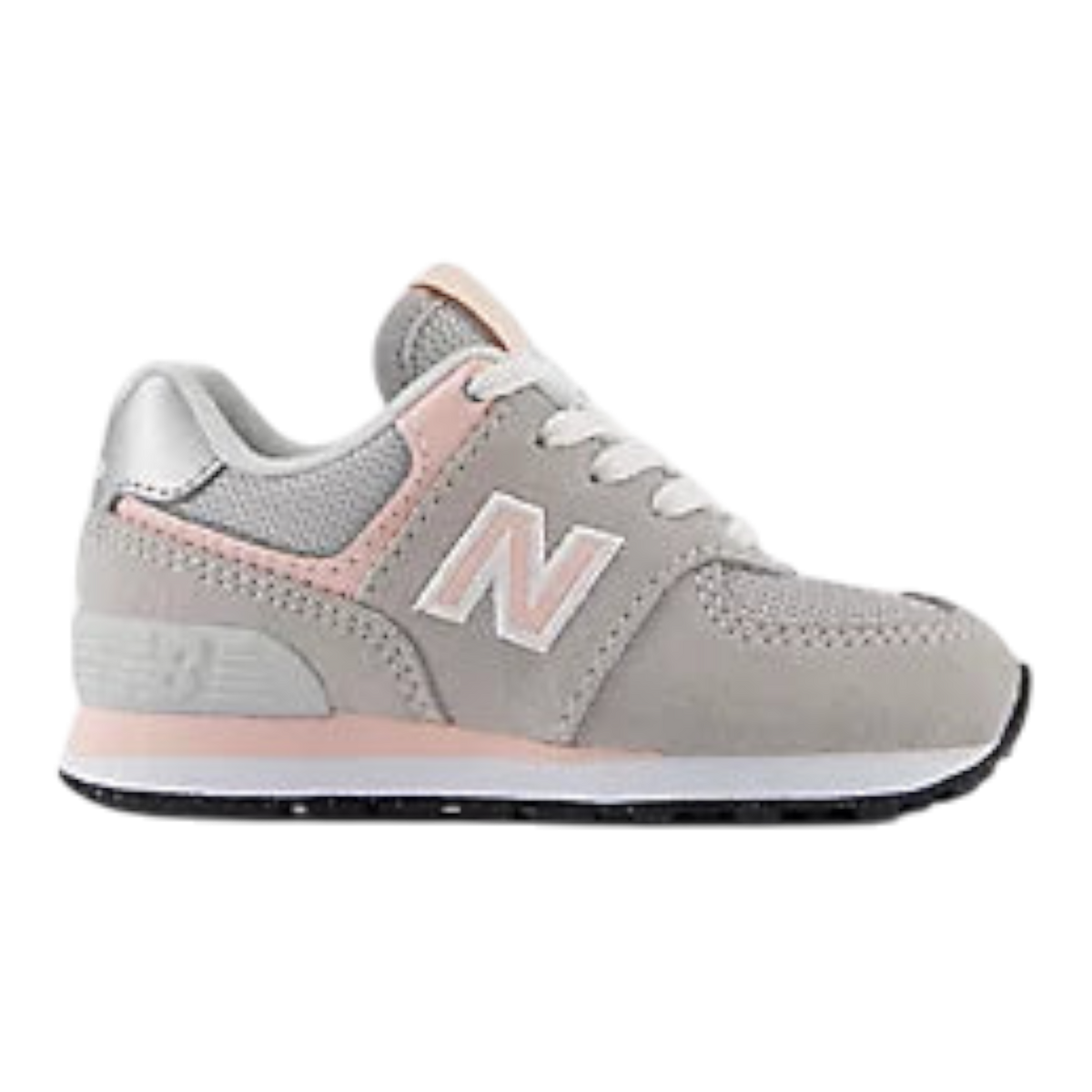 New Balance 574 Core Infants' Sneakers — Grey/White Suede