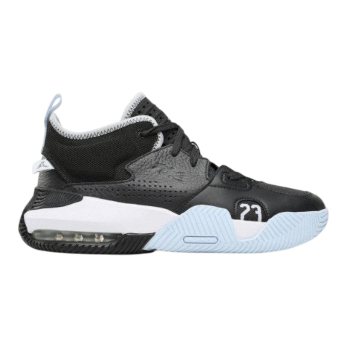 Air Jordan Stay Loyal 2 Men's Basketball Shoes — Off Noir/Blue Tint Leather