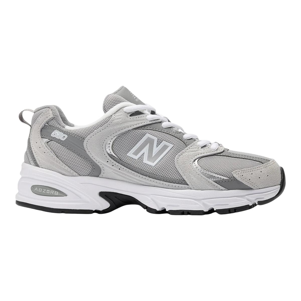 New Balance 530 'Raincloud' Men's Sneakers — Grey Mesh Low-Top