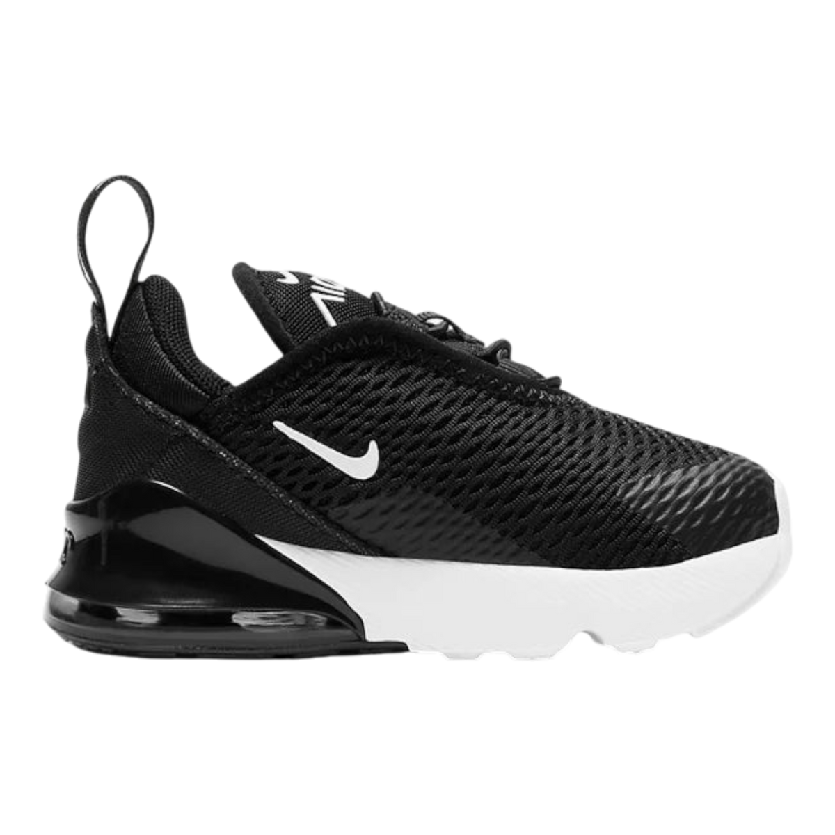 Nike Air Max 270 Toddlers' (TD) Sneakers — Black/White Low-Top