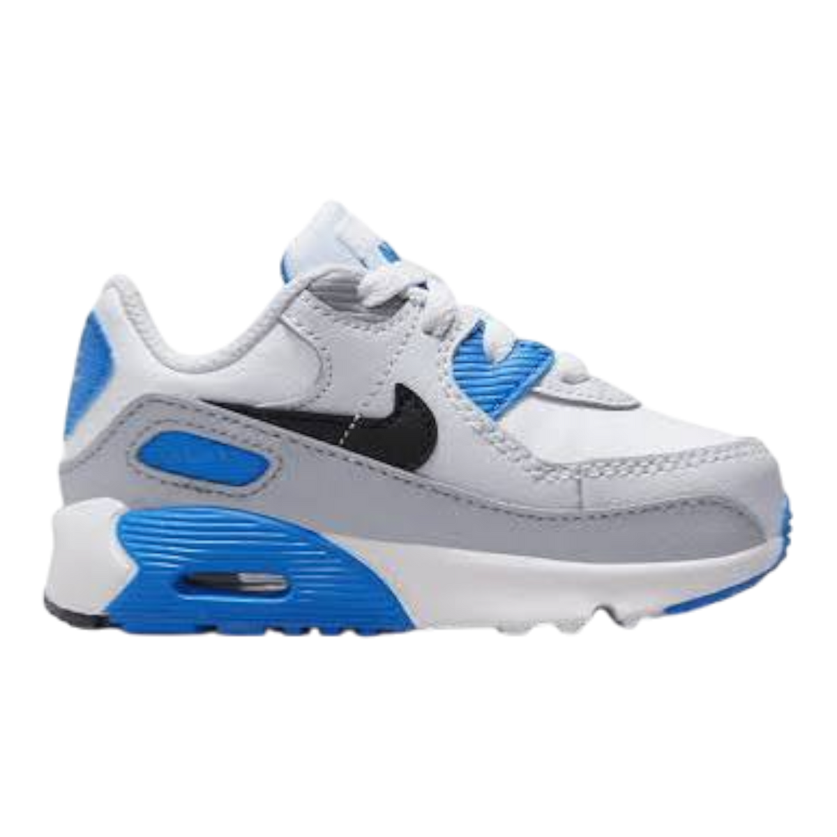 Nike Air Max 90 LTR Toddlers' (TD) Sneakers — White/Photo Blue Leather Low-Top