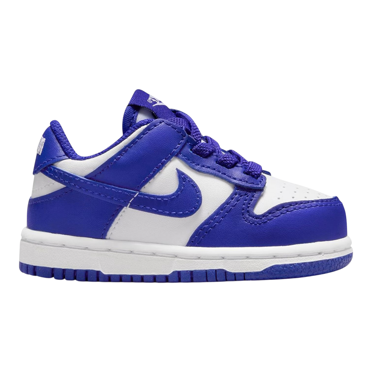 Nike Dunk Low Toddlers' (TD) Sneakers — White/Concord Leather Low-Top