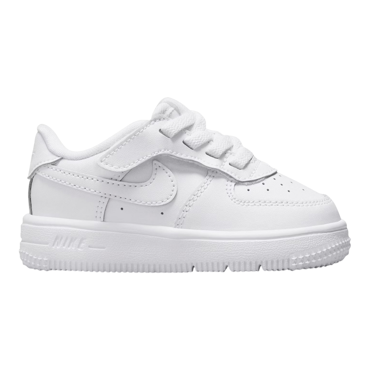 Nike Force 1 Low EasyOn Toddlers' (TD) Sneakers — White Leather Low-Top