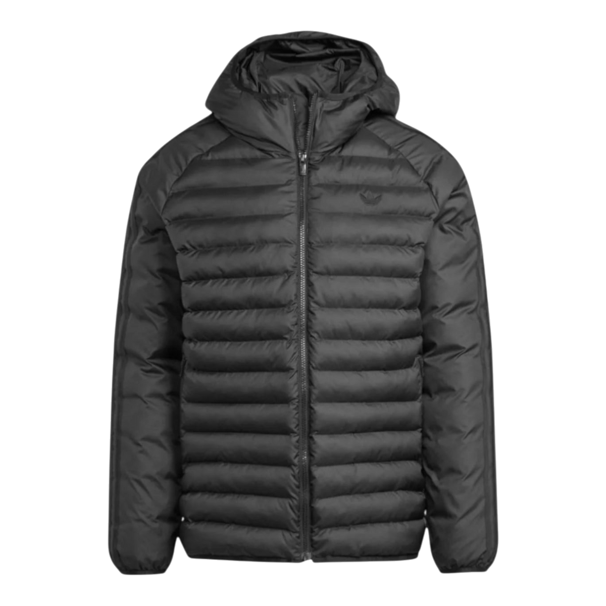 adidas Padded Hooded Men's Jacket — Black