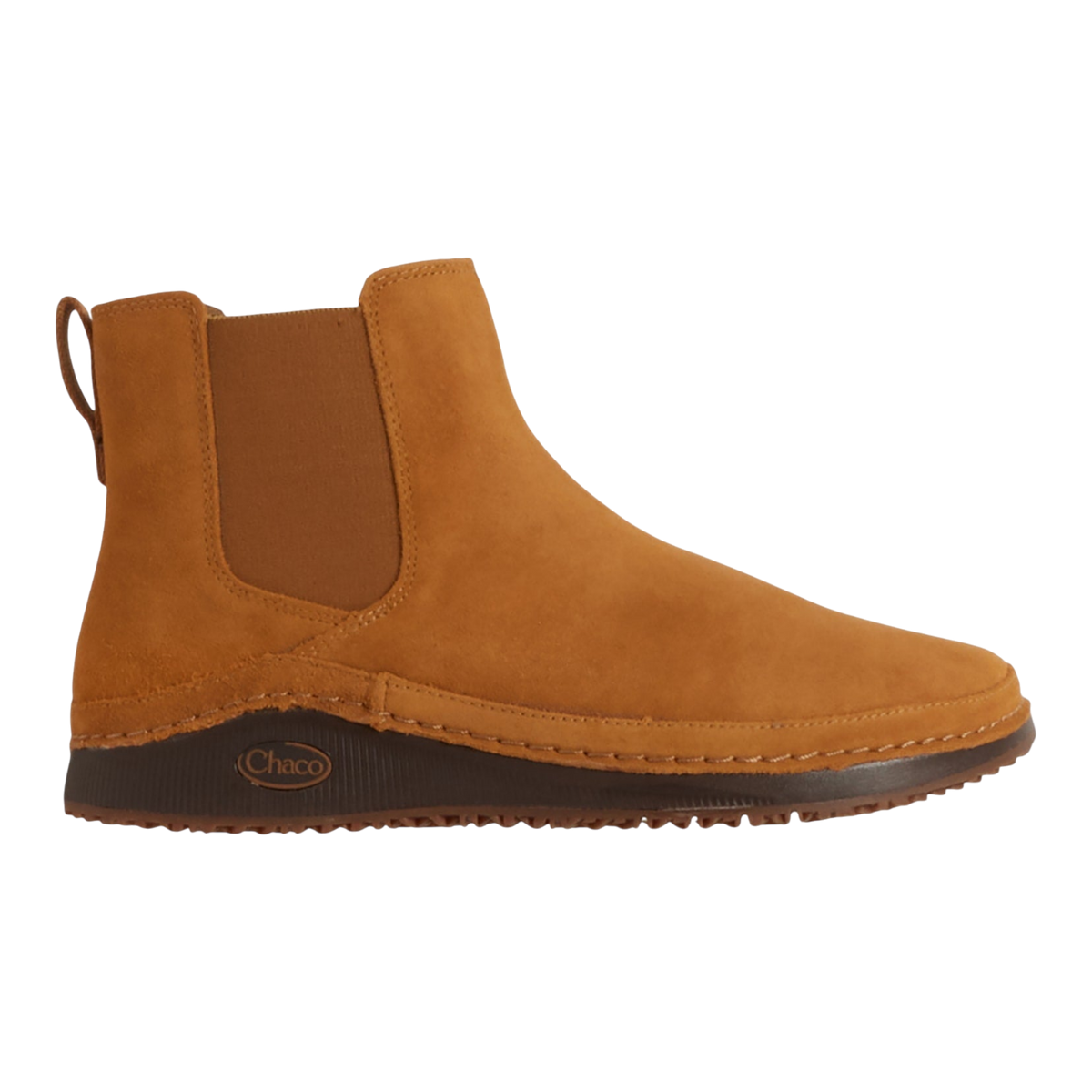 Chaco Paonia Chelsea Men's Boots — Cinnamon Brown Waterproof Suede