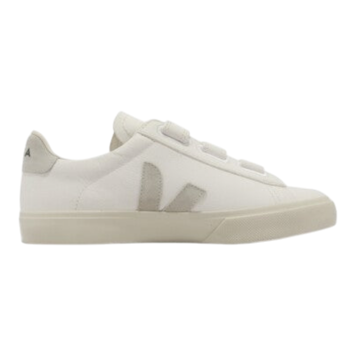 Veja Recife Logo Men's Sneakers — White Leather Low-Top