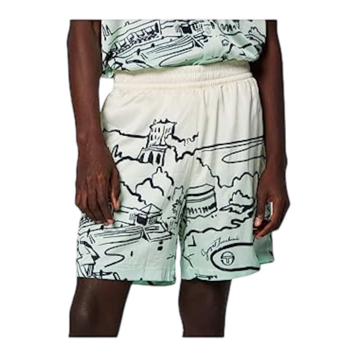 Sergio Tacchini Monte Carlo Cabana Men's Shorts — Multi Print
