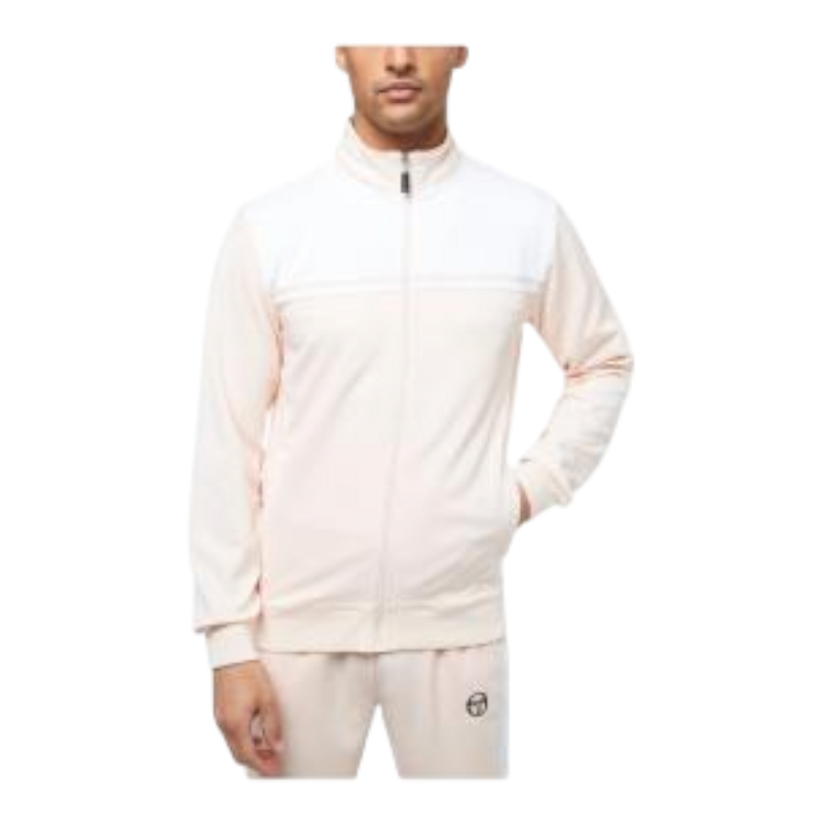 Sergio Tacchini New Young Line Archivio Men's Track Jacket — Black/White