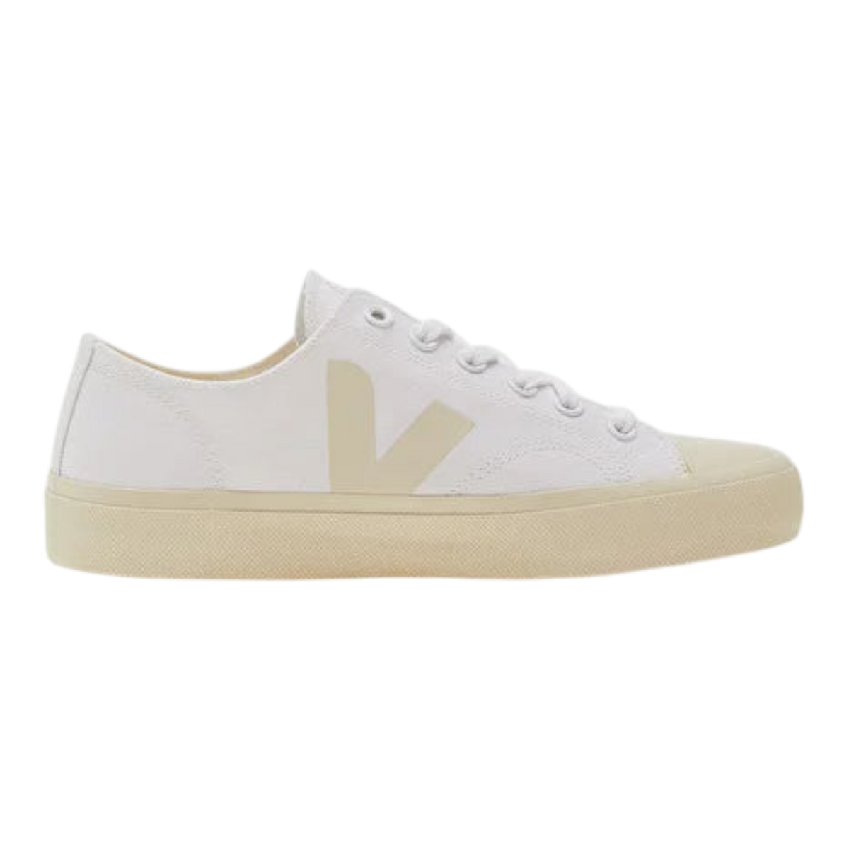 Veja Wata II Low Men's Sneakers — White Canvas Low-Top
