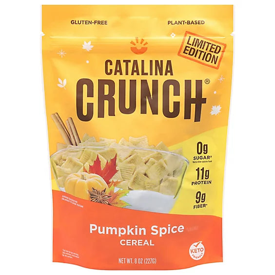 Catalina Crunch Pumpkin Spice Cereal, 8 oz (Case of 6)